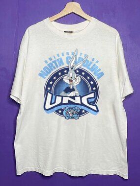 UNC Tar Heels Looney Tunes Bugs Bunny Shirt University of North Unisex Shirt Tee